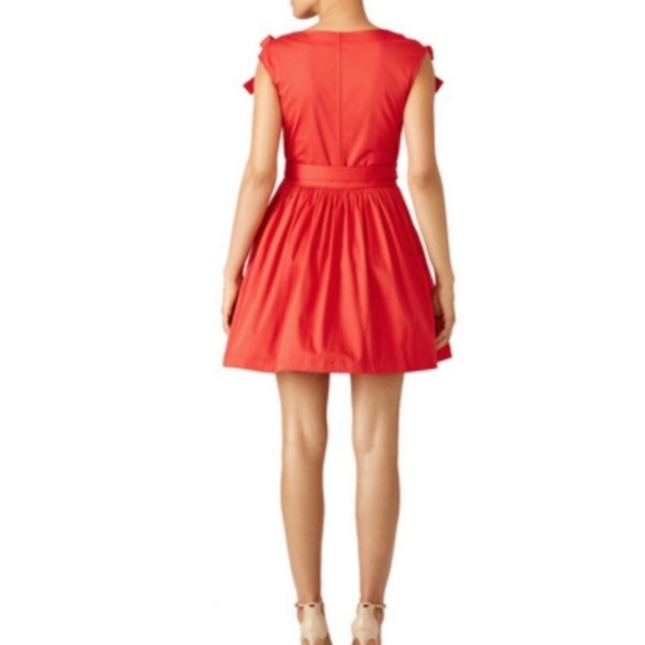 ALEXIS Kelsi Bow Red Mini Cocktail Dress - Picture 2 of 13